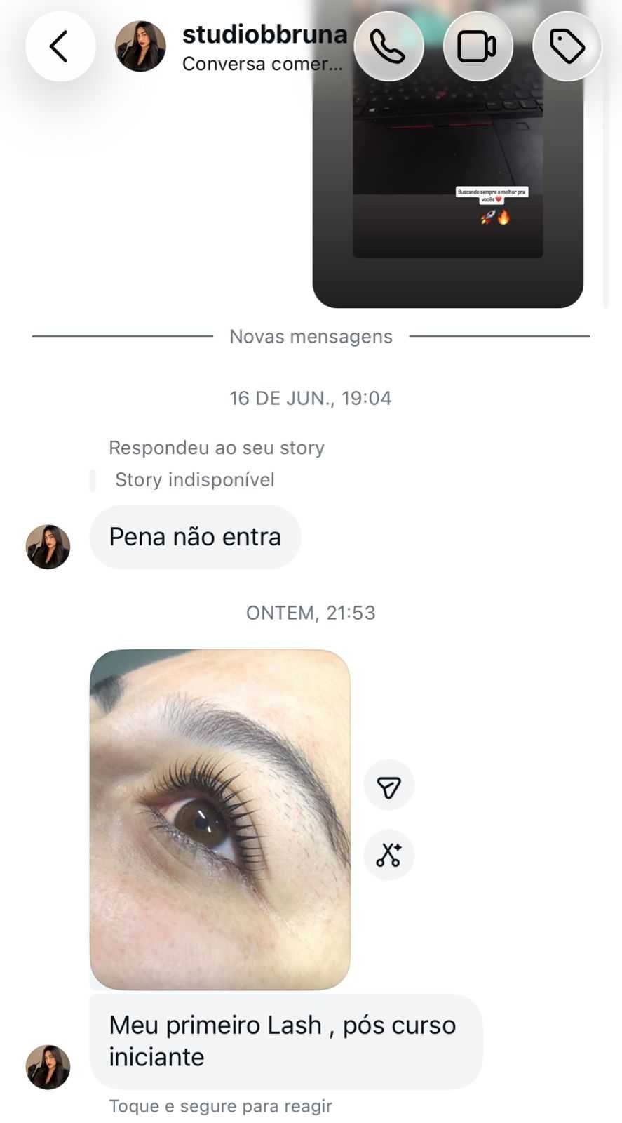 Depoimento Aluna 1